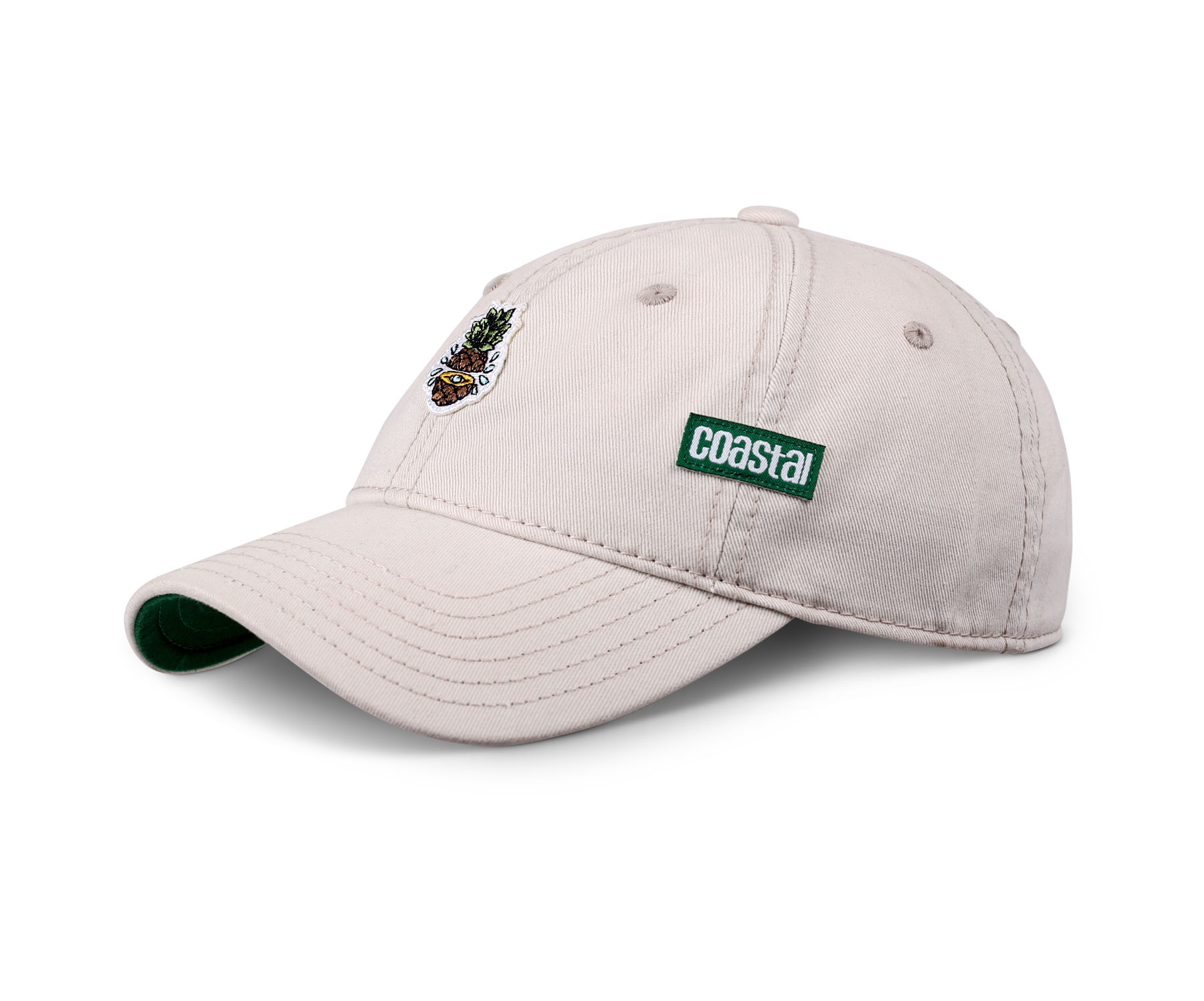 6 Panel Curved Visor Pinapple